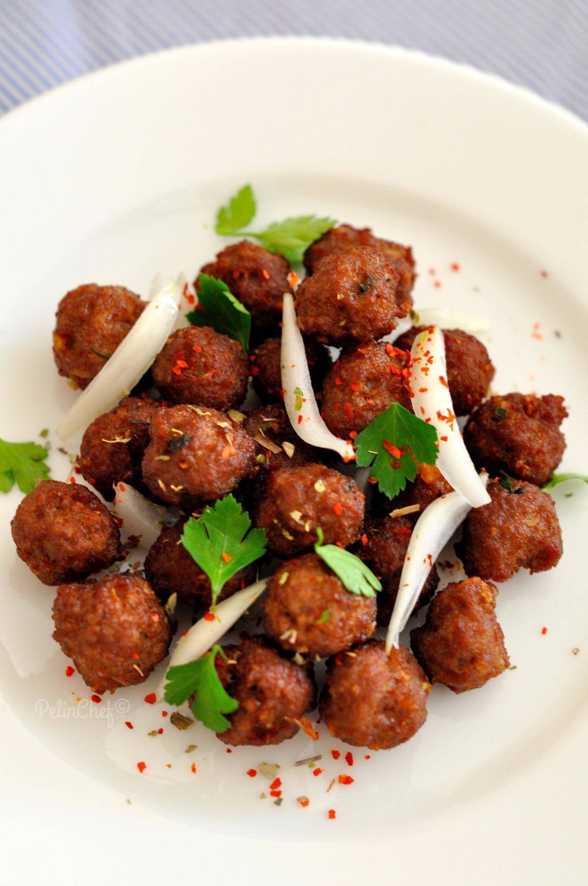 Misket Köfte (Pilav + Salata)