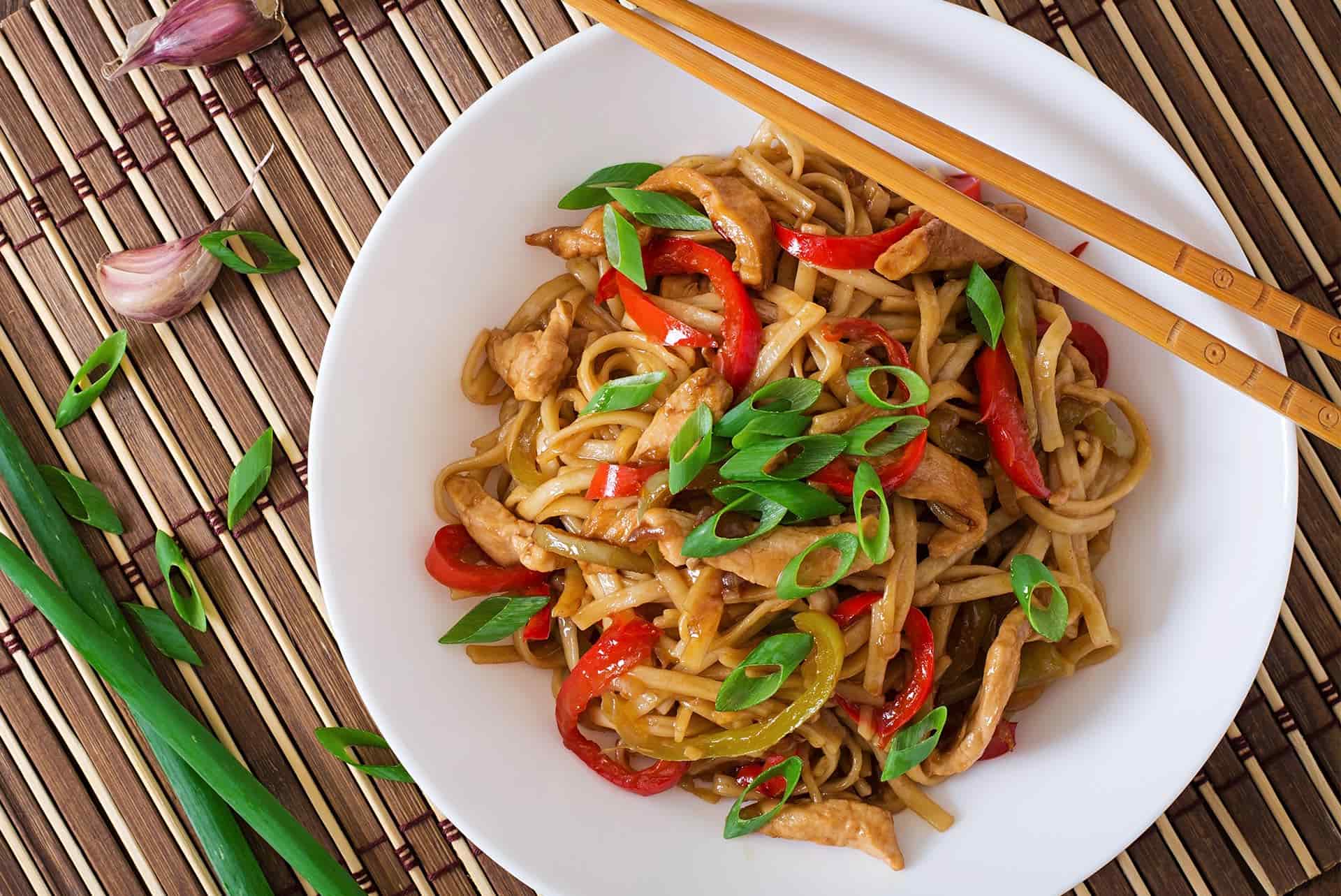 Cevizli Soyalı Kremalı Tavuklu Spagetti