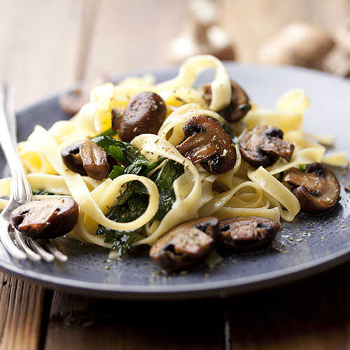 Mantarlı Kremalı Spagetti