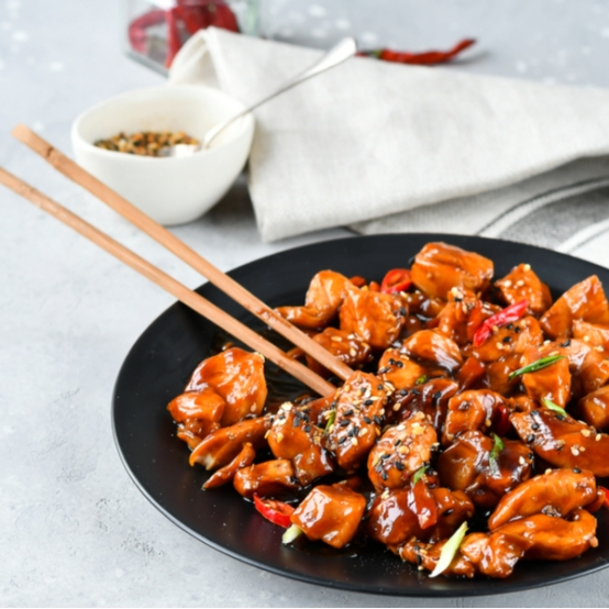 Soya Soslu Tavuk (Pilav + Salata)